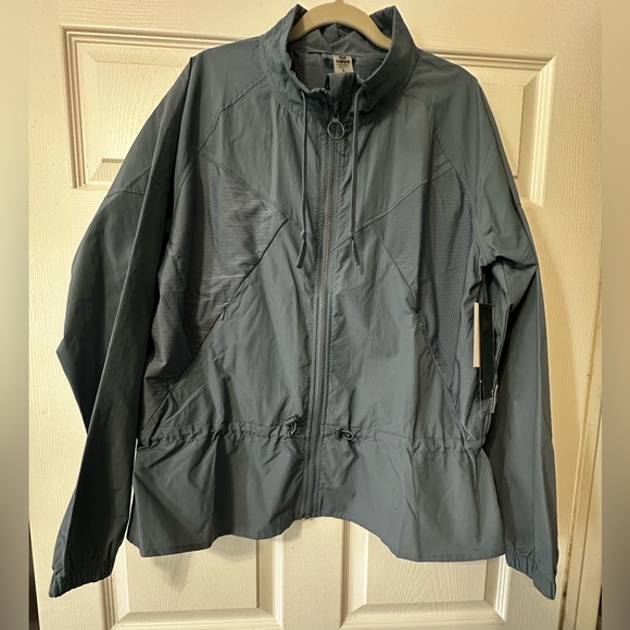 NWT Mono B Slate Blue Water Resistant Active Jacket - Picture 1 of 8